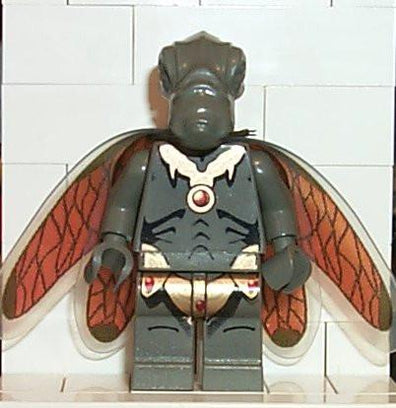 LEGO Minifigure -- Geonosian with Wings-Star Wars / Star Wars Episode 2 -- SW078 -- Creative Brick Builders